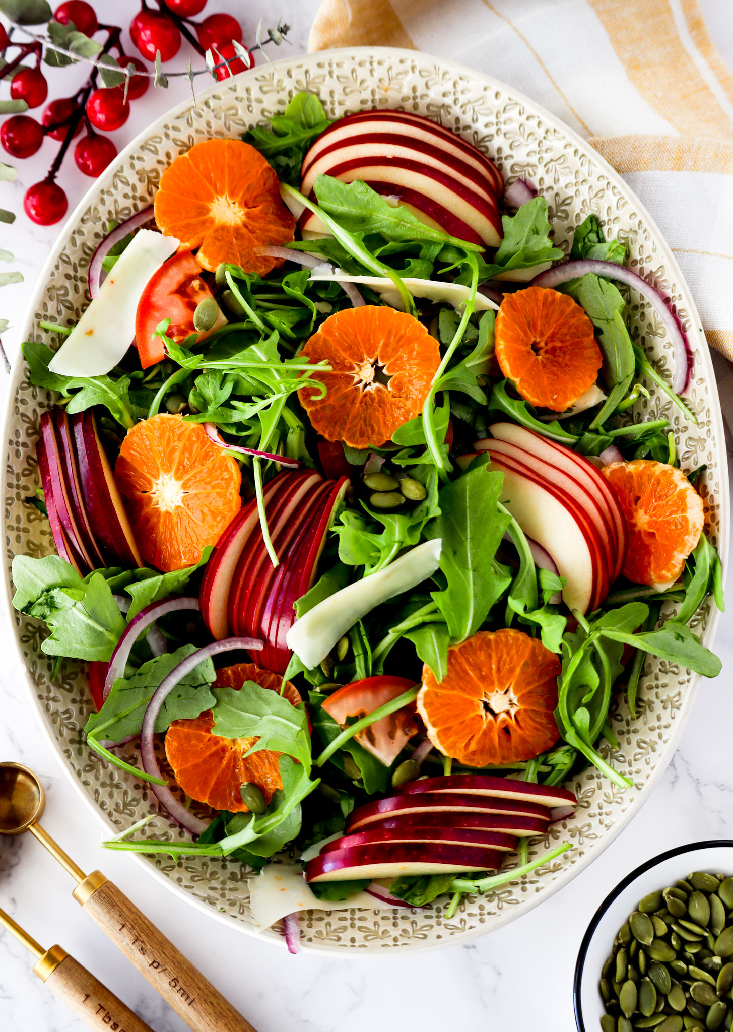 Apple Citrus Salad with Maple Dijon Vinaigrette