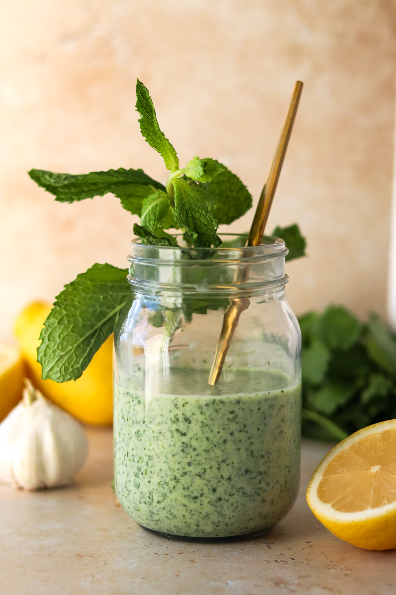 Cilantro and Mint Yogurt Chutney