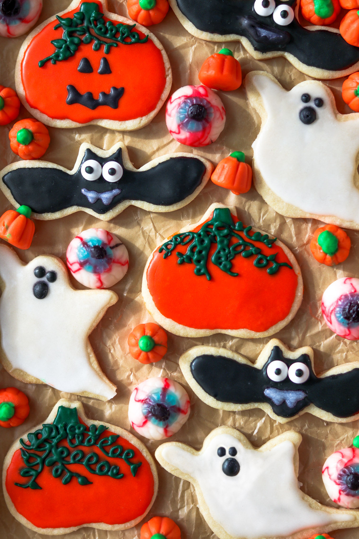 Easy Halloween Sugar Cookies