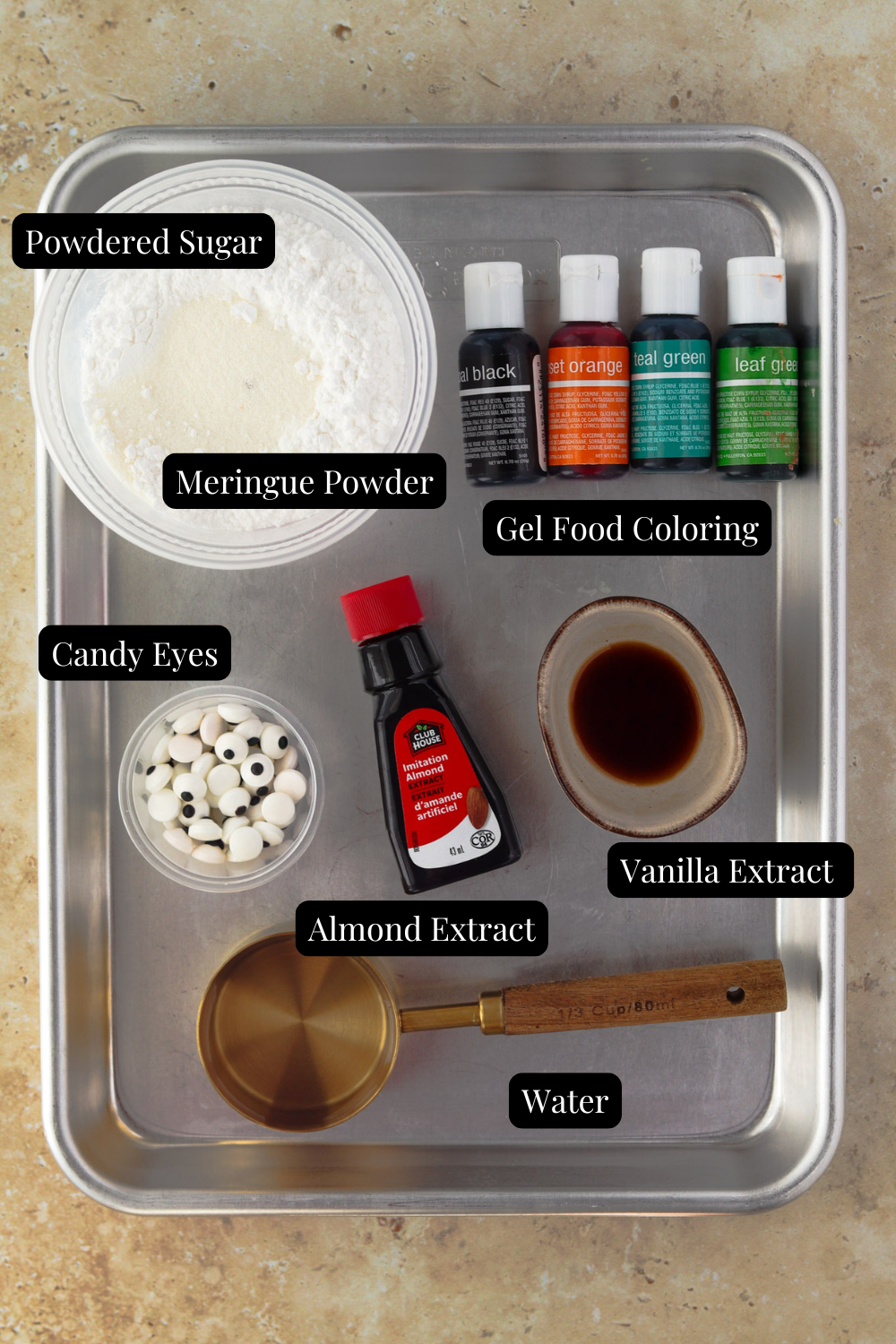 ingredients for royal icing