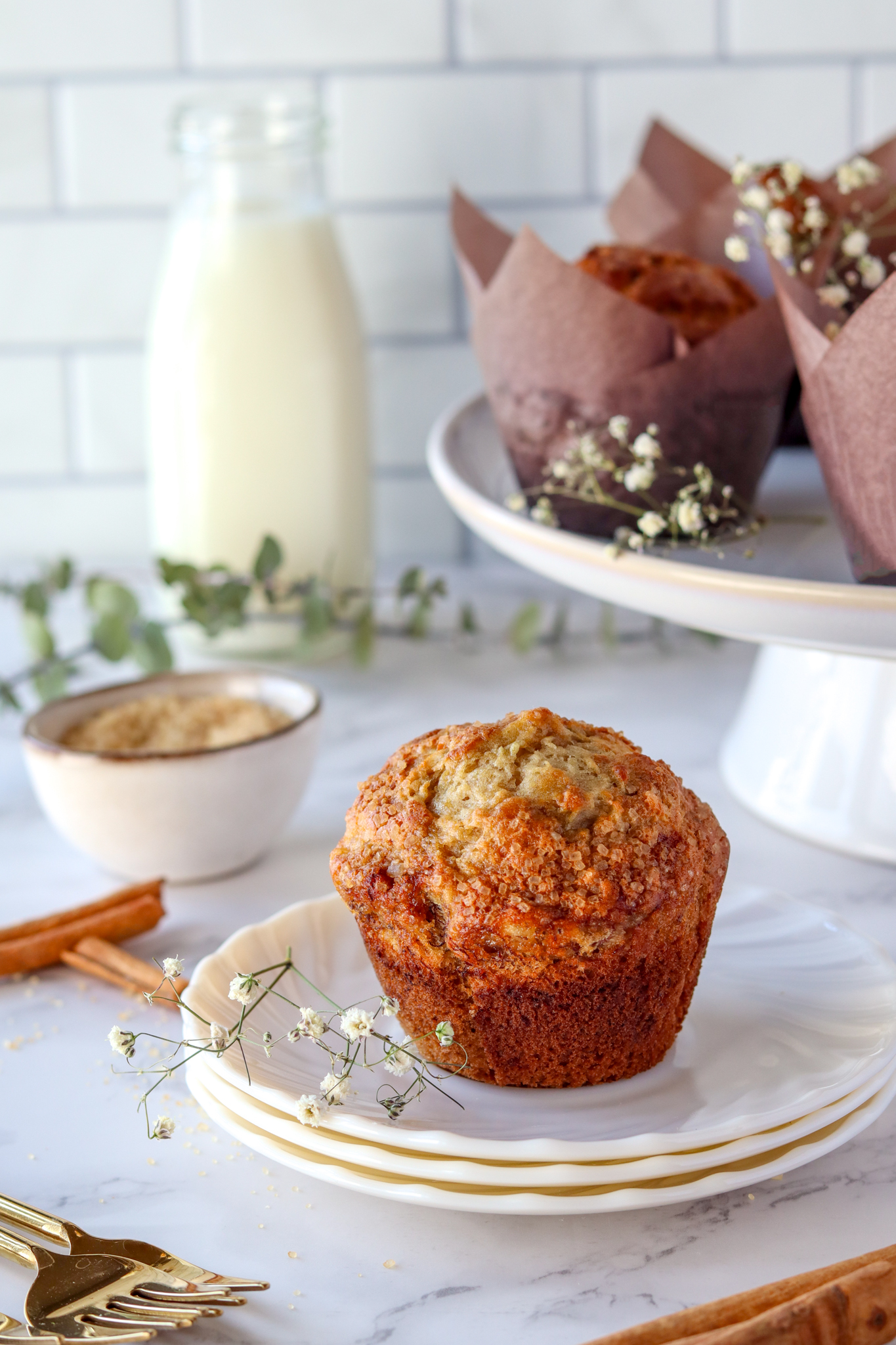 Small Batch Banana Muffins