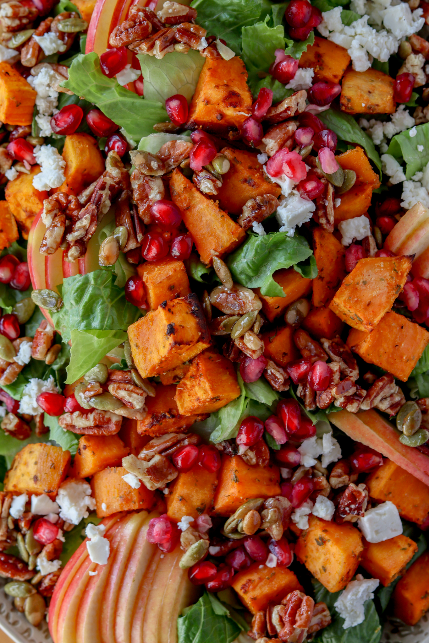 Sweet potato harvest salad
