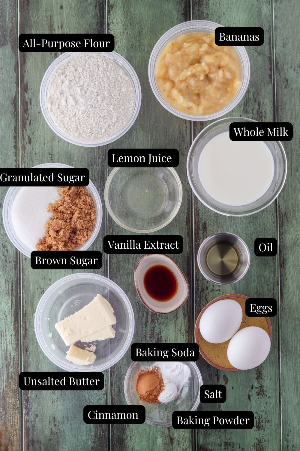 banana bread snack cake ingredients