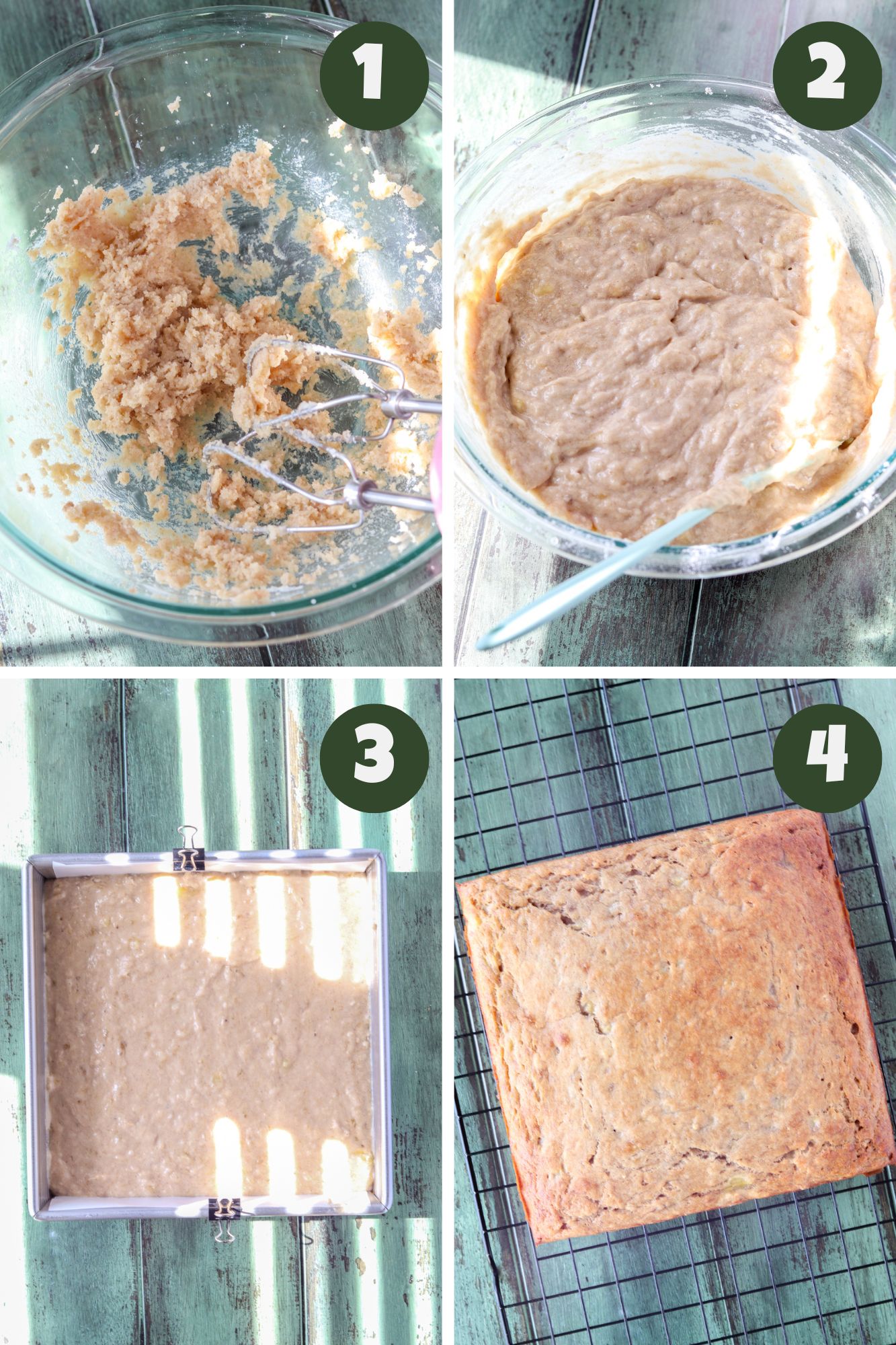 how to make banana bread snack cake