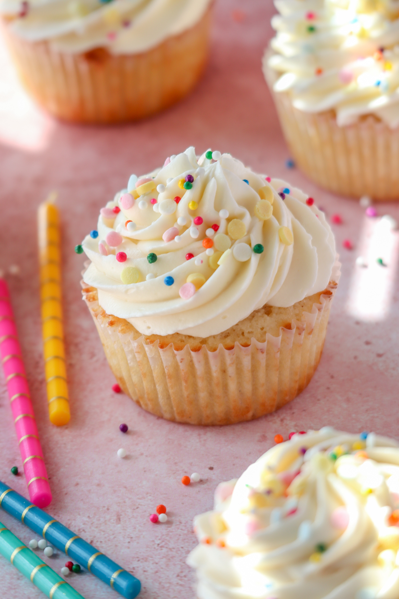 small batch vanilla cupcakes